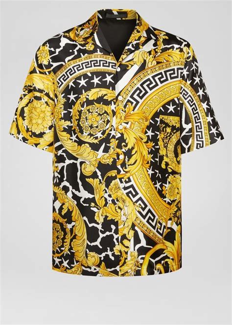 short sleeve mens versace shirt|authentic Versace shirt.